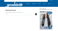 Desktop Screenshot of geestdriftmagazine.nl